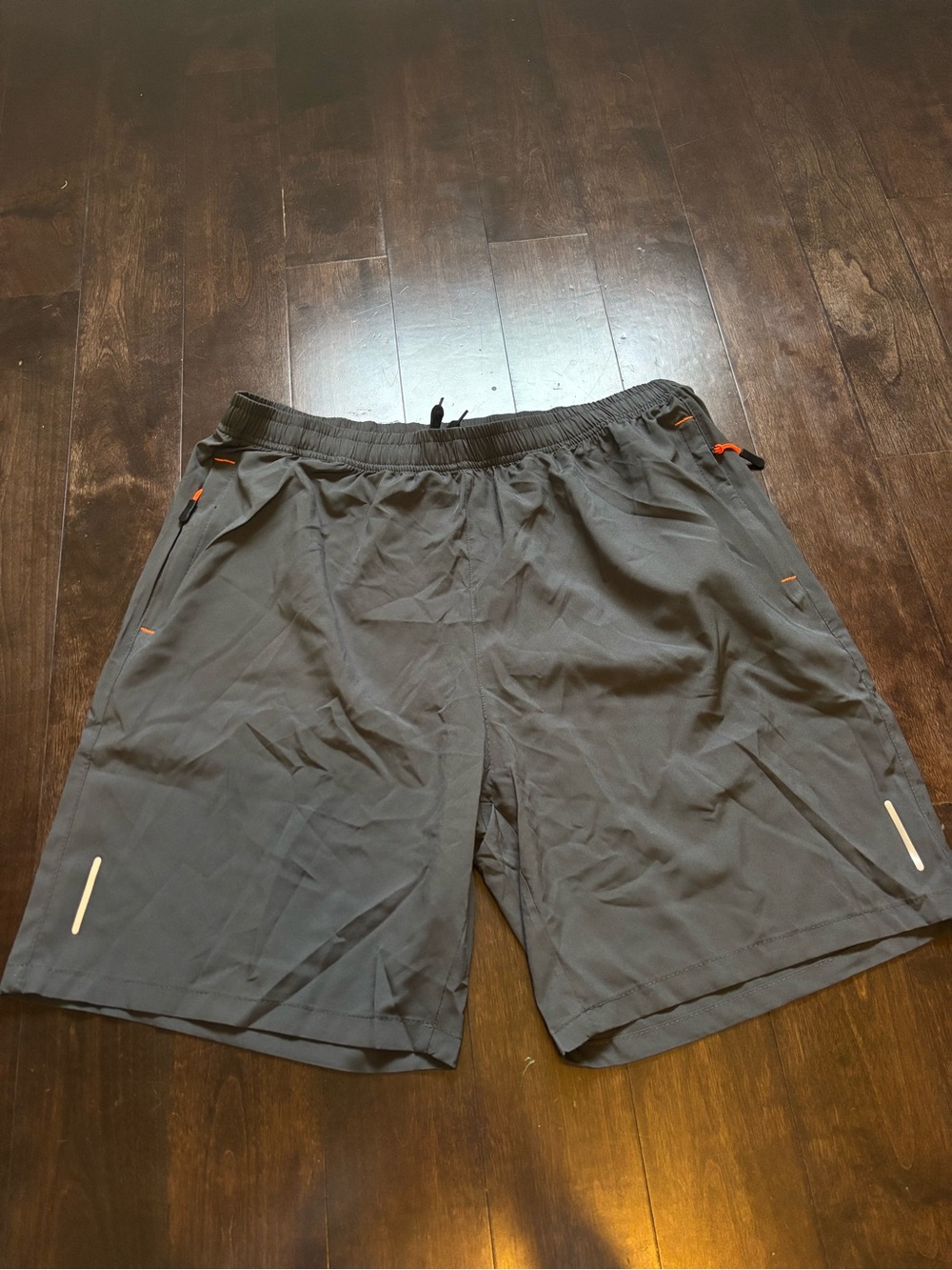 Men's Athletic Grey Drawstring Shorts - Never Worn